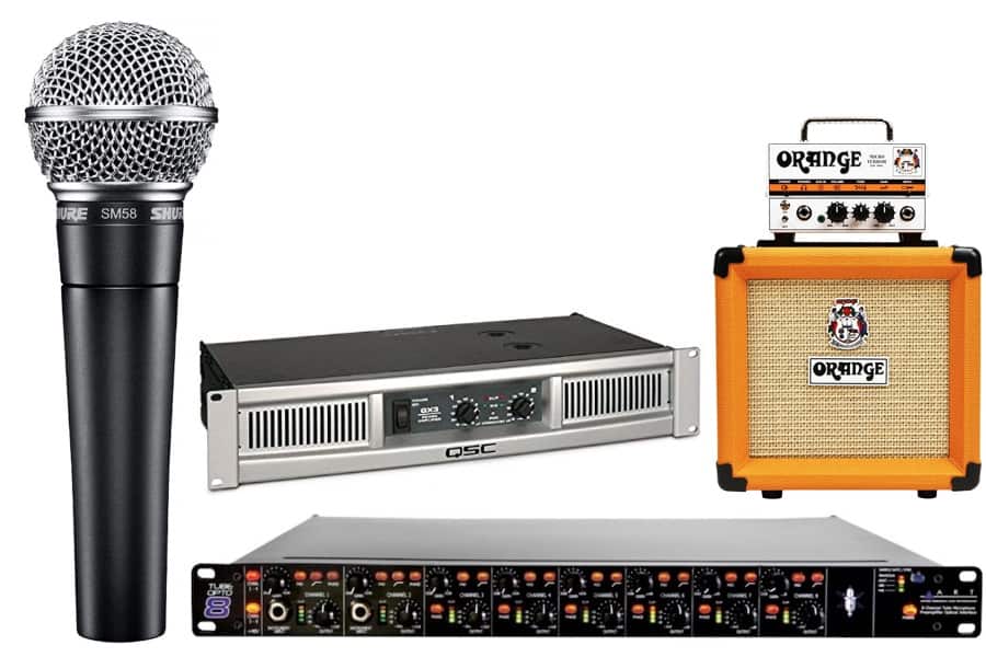 Microphones Amps